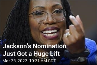 Jackson&#39;s Nomination Just Got a Huge Lift