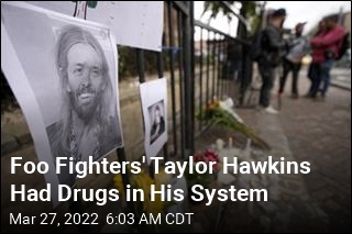 Foo Fighters&#39; Taylor Hawkins Had Drugs in His System