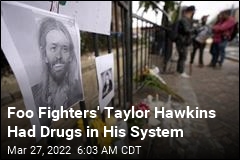 Foo Fighters&#39; Taylor Hawkins Had Drugs in His System