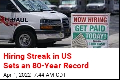 Hiring Streak in US Sets an 80-Year Record