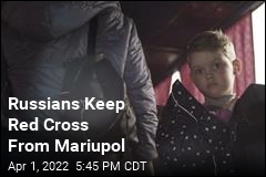 Refugees Flee Mariupol, Though Red Cross Is Stopped