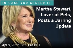 Martha Stewart, Lover of Pets, Posts a Jarring Update