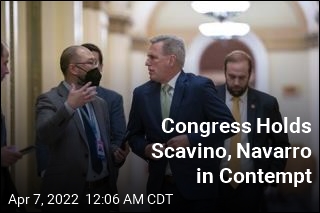 Scavino, Navarro Held in Contempt of Congress