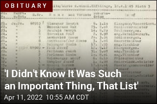 &#39;I Didn&#39;t Know It Was Such an Important Thing, That List&#39;