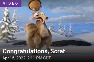 After 20 Years, Ice Age Squirrel Gets His Acorn