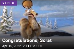 After 20 Years, Ice Age Squirrel Gets His Acorn