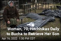 Woman, 70, Hitchhikes Daily to Bucha to Retrieve Her Son