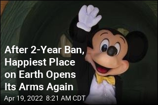 Tears Flow as Hugs Return to Disneyland