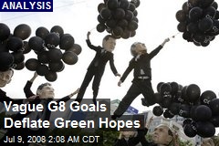 Vague G8 Goals Deflate Green Hopes