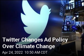 Twitter Changes Ad Policy Over Climate Change