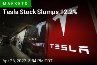 Tesla Stock Slumps 12.2%