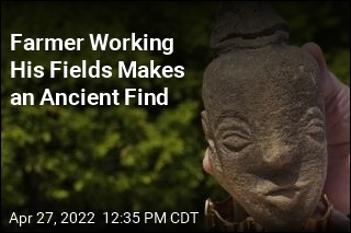 Farmer Plowing His Land Finds Ancient Goddess