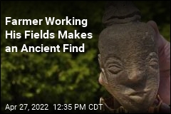 Farmer Plowing His Land Finds Ancient Goddess