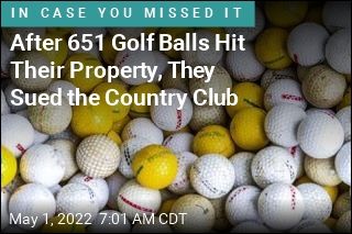 Family Awarded $5M After 651 Golf Balls Hit Property