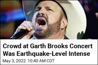 Crowd at Garth Brooks Concert Was Earthquake-Level Intense