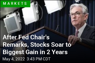 After Fed Chair&#39;s Remarks, Stocks Soar to Biggest Gain in 2 Years