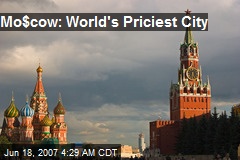 Mo$cow: World's Priciest City