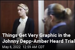 Things Get Very Graphic in the Johnny Depp- Amber Heard Trial