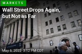 Wall Street Drops Again, but Not as Far