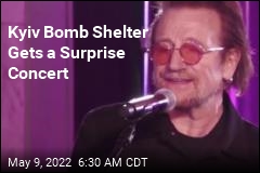 Kyiv Bomb Shelter Gets a Surprise Concert