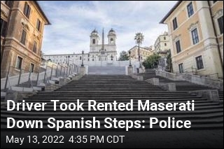 Driver Faces Charges After Rental Damaged Spanish Steps