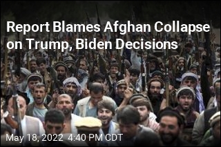 Watchdog Ties Afghan Fall to Pullout by Trump, Biden