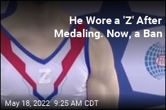 He Wore a &#39;Z&#39; After Medaling. Now, a Ban