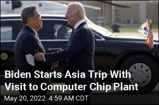 Biden Lands in South Korea