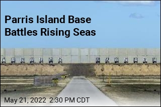 Marines Work to Keep Seas at Bay on Parris Island Base