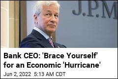 Bank Boss Warns of Economic &#39;Hurricane&#39;