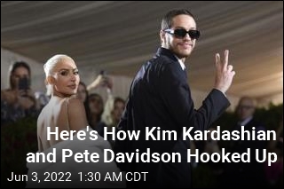 Here&#39;s How Kim Kardashian and Pete Davidson Hooked Up