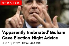 Cheney: Trump Took Advice From a Tipsy Giuliani