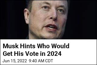 Musk Suggests He&#39;d Vote for DeSantis in 2024