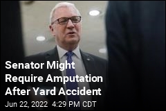 Senator Might Require Amputation After Yard Accident