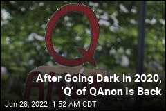 &#39;Q&#39; of QAnon Is Back After Going Dark in 2020