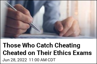 Irony Alert: Accountants Cheated on Ethics Exams