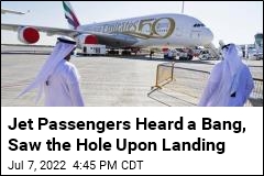 Jet Passengers Heard a Bang, Saw the Hole Upon Landing
