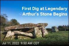 First Dig at Legendary Arthur&#39;s Stone Begins
