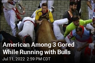 American Among 3 Gored While Running with Bulls