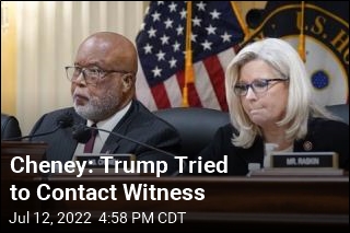 Cheney: Trump Tried to Contact Witness