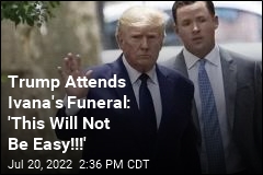 Trump, Eldest Kids Attend Ivana Trump&#39;s Funeral