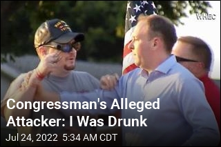 Congressman&#39;s Alleged Attacker Blames Whiskey