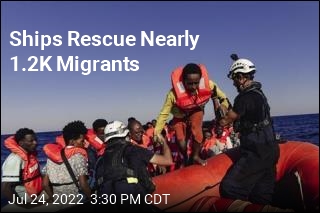 Ships Rescue Nearly 1.2K Migrants