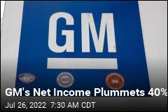 GM&#39;s Net Income Tumbles 40%