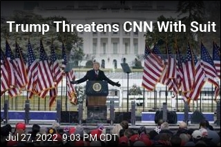 Trump Threatens CNN With Suit
