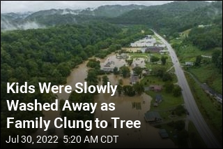 Kids Were Slowly Washed Away as Family Clung to Tree