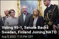 Voting 95-1, Senate Backs Sweden, Finland Joining NATO
