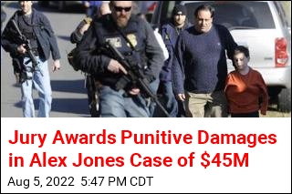 Jury Adds $45M to Damages Alex Jones Owes Parents