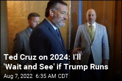 Ted Cruz on 2024: I&#39;ll &#39;Wait and See&#39; if Trump Runs