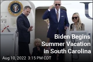 Biden Begins Summer Vacation in South Carolina